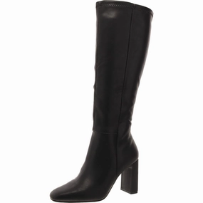 Wise Womens Faux Leather Tall Knee-High Boots Womens Casual Boots clearance