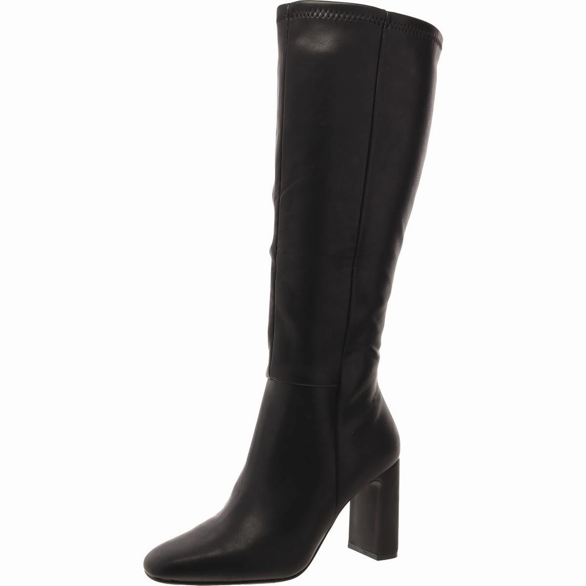 Wise Womens Faux Leather Tall Knee-High Boots Womens Casual Boots clearance