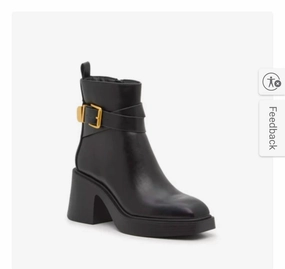 Women Adriel Boot In Smooth Black Comfortable Womens Boots low price