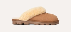 Women Coquette Slipper In Chestnut Womens Slippers at low price