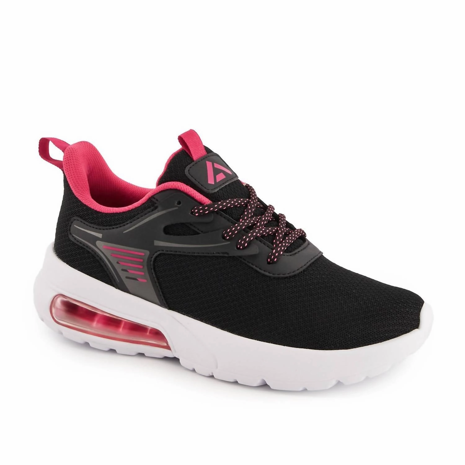 Women's Airsole Performance Sneakers In White And Black Stylish Womens Sneakers clearance