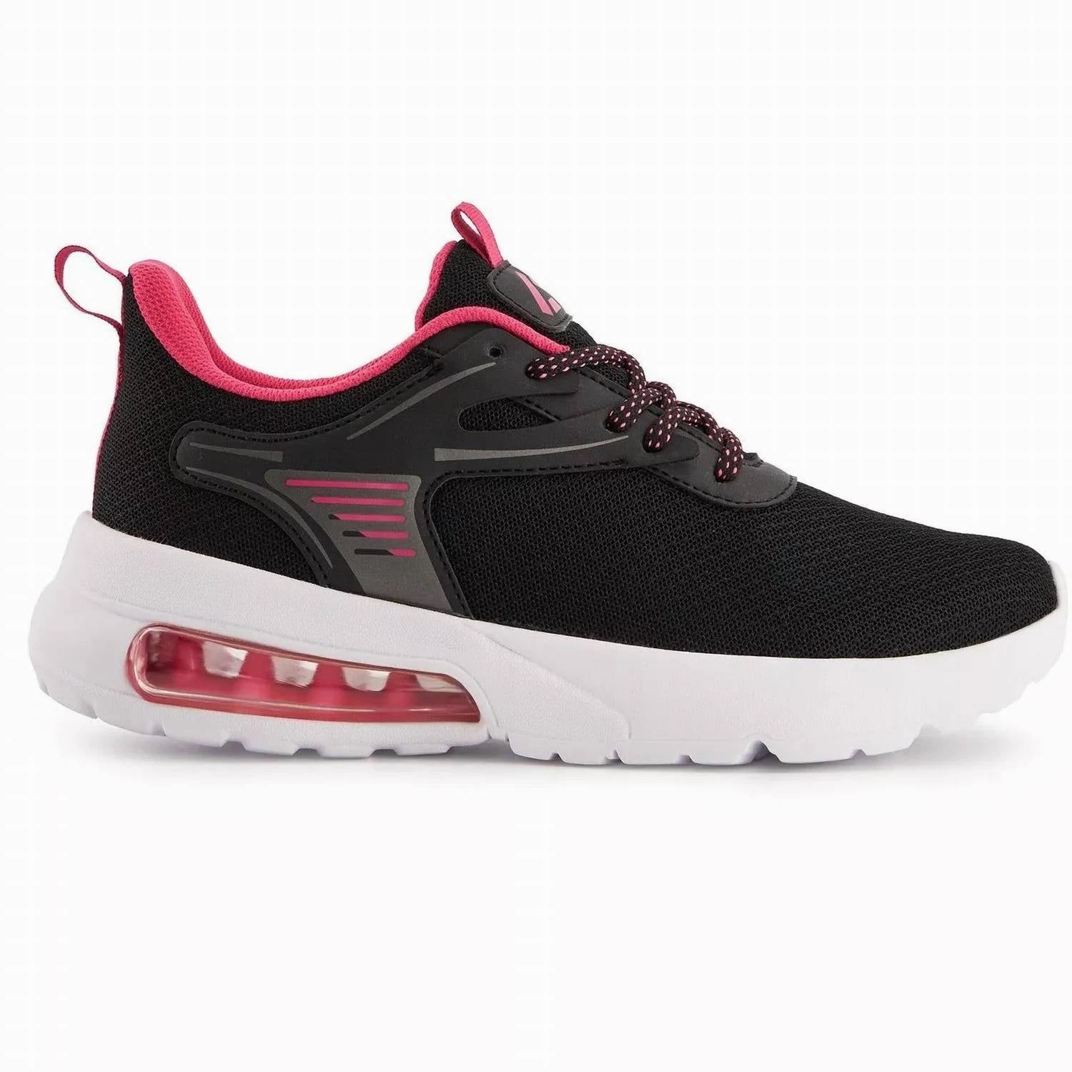 Women's Airsole Performance Sneakers In White And Black
