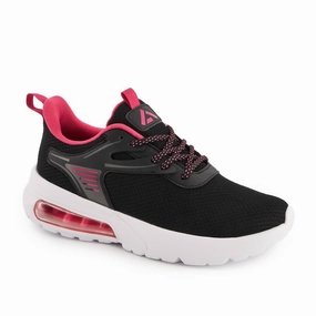 Women's Airsole Performance Sneakers In White And Black Stylish Womens Sneakers clearance