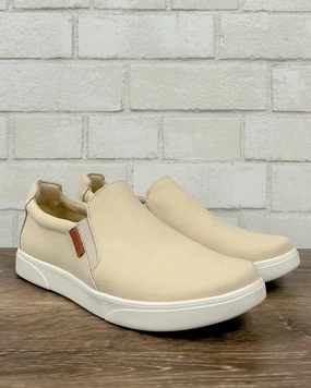 Women's Attica Slip-On Canvas Sneakers In Beige Light Womens Sneakers clearance