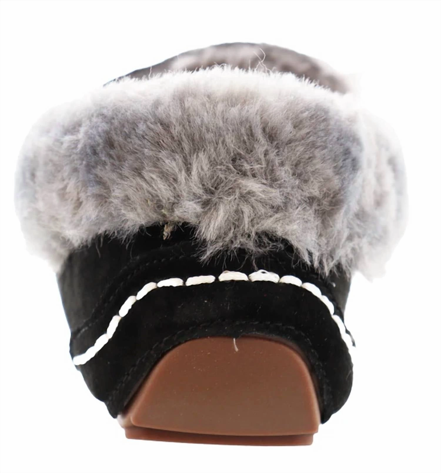 Women's Aussie Moc Slipper In Black