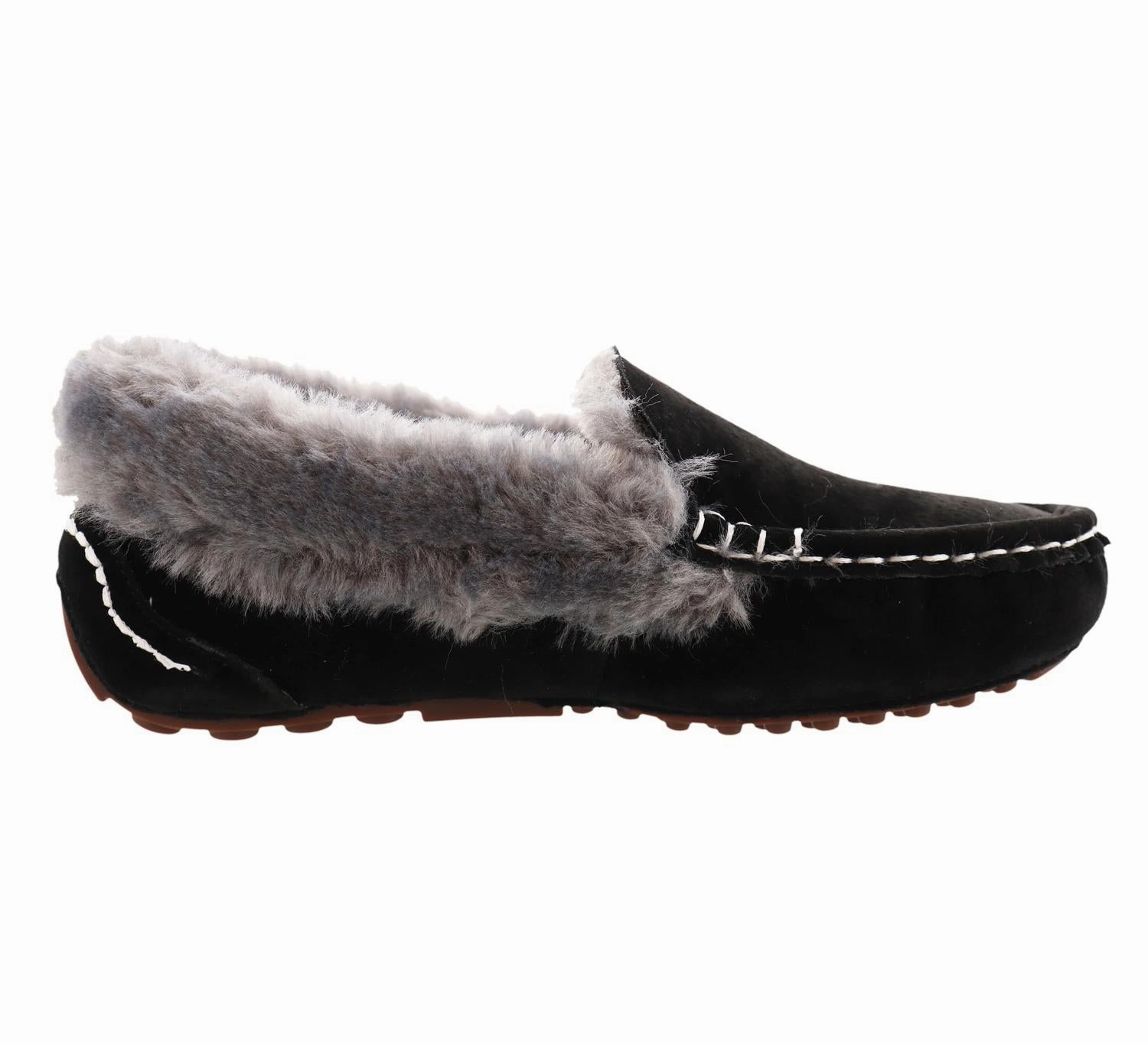 Women's Aussie Moc Slipper In Black