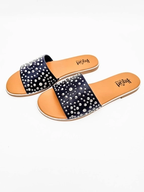 Women's Bail Money Bling Sandals In Black Womens Outdoor Sandals on offer