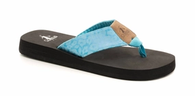 Women's Beach Babe Sandals In Turquoise Trendy Sandals for Women