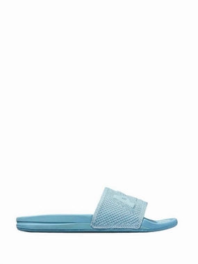 Women's Big Logo Techloom Slide In Ice Blue Womens Slippers at low price