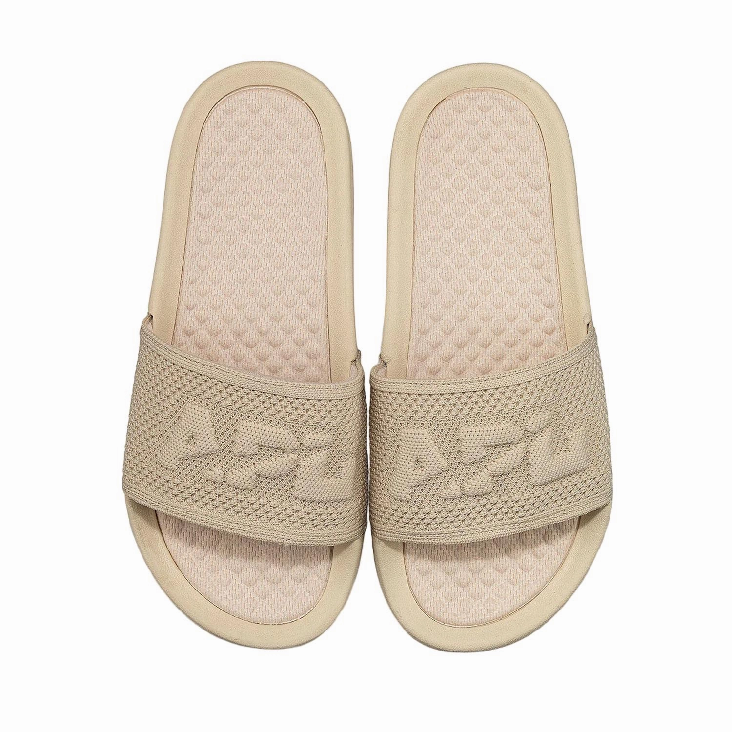 Women's Big Logo Techloom Slide In Parchment Cozy Womens Slippers discount