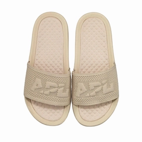 Women's Big Logo Techloom Slide In Parchment Cozy Womens Slippers discount