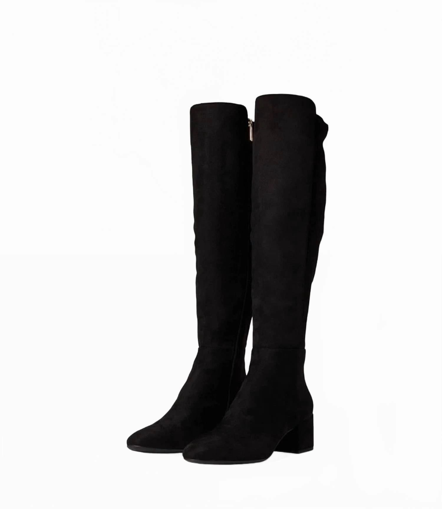 Women's Braden Mid Boot In Black Suede