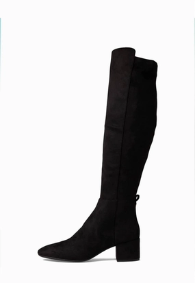 Women's Braden Mid Boot In Black Suede Promo on Womens Fashionable Boots