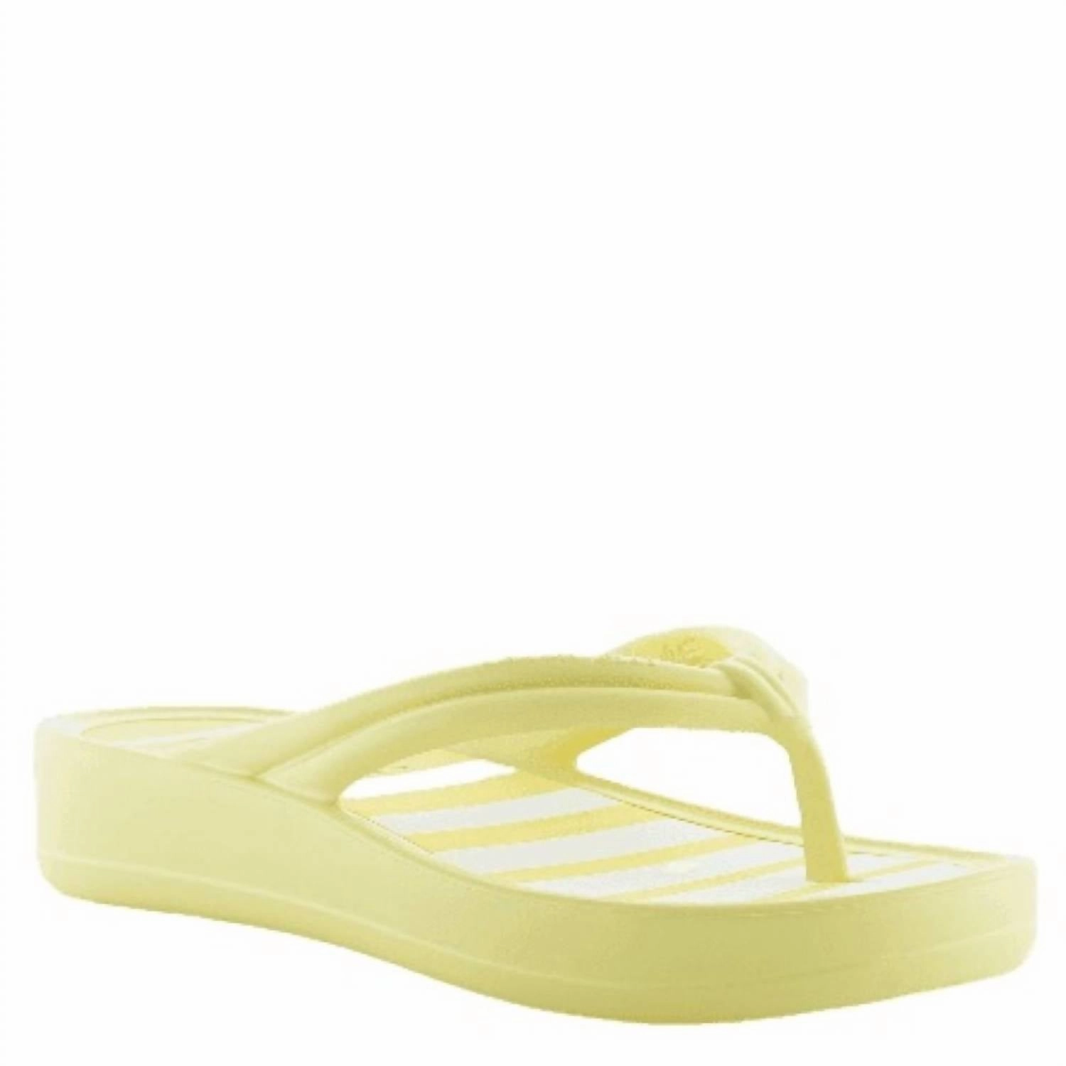Women's Breezy Slipper In Yellow Womens Slippers at low price