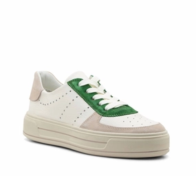 Women's Calgary Sneakers In Shell/cream/grass Stylish Womens Sneakers clearance