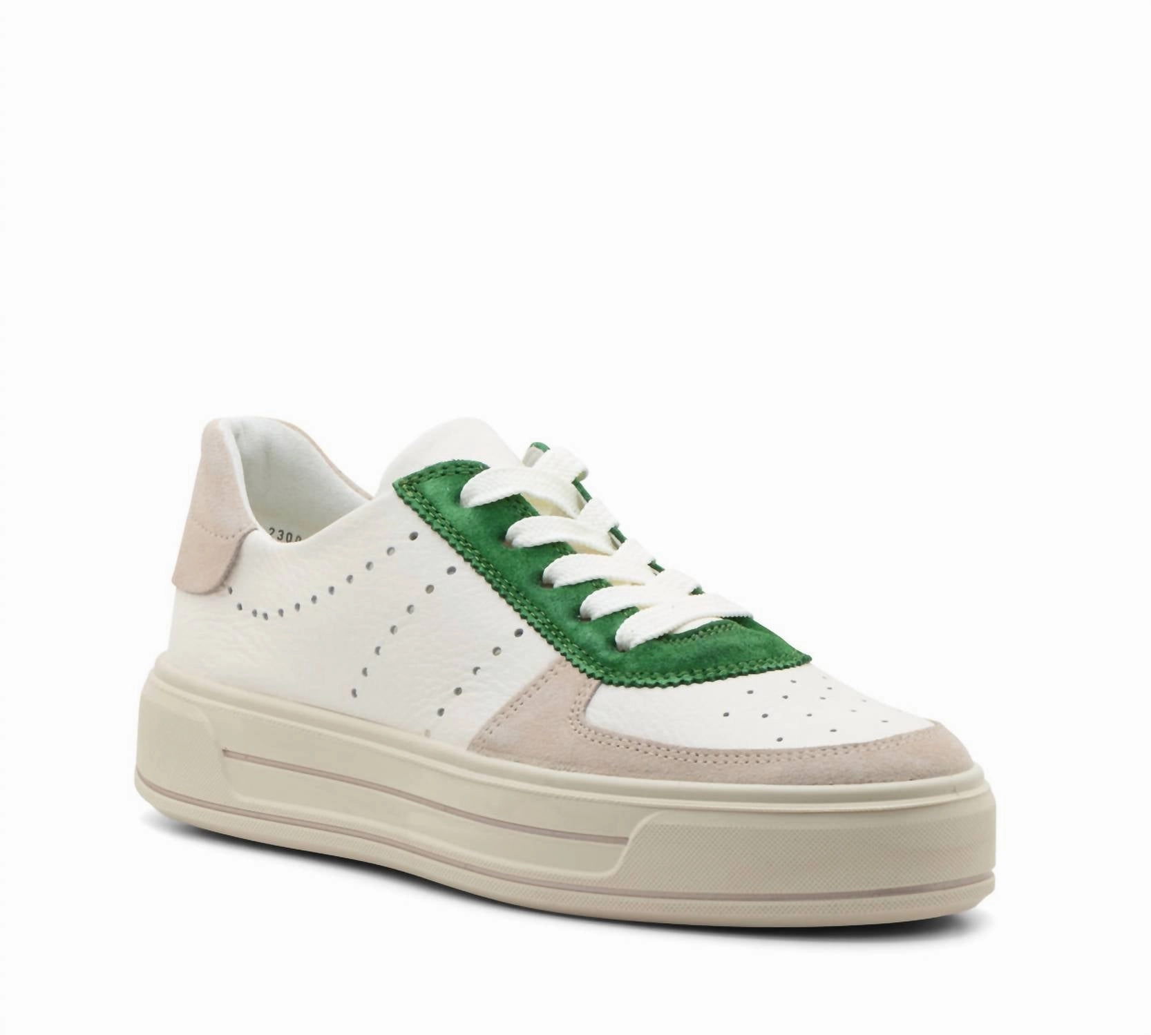Women's Calgary Sneakers In Shell/cream/grass Stylish Womens Sneakers clearance