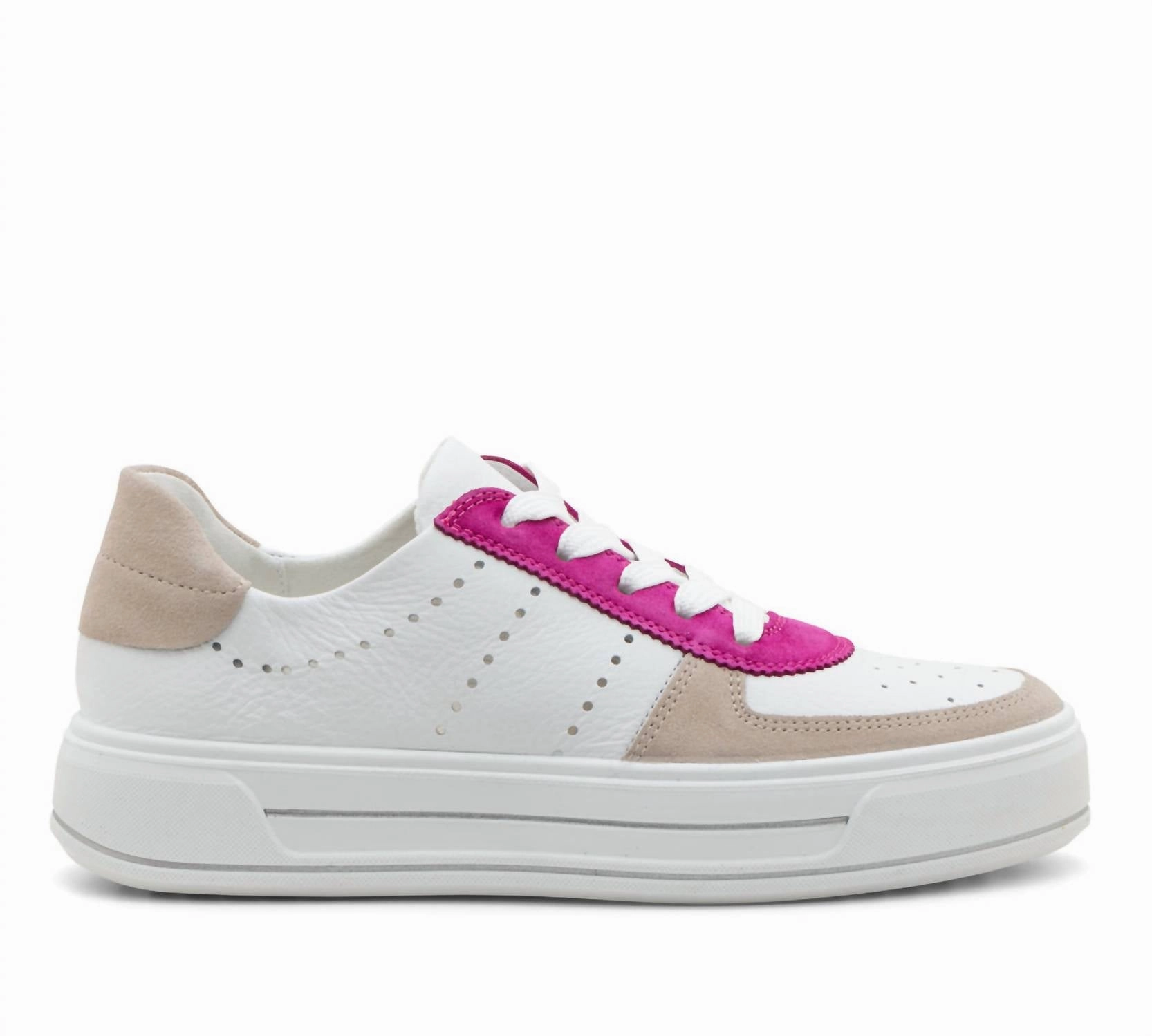 Women's Calgary Sneakers In White/pink