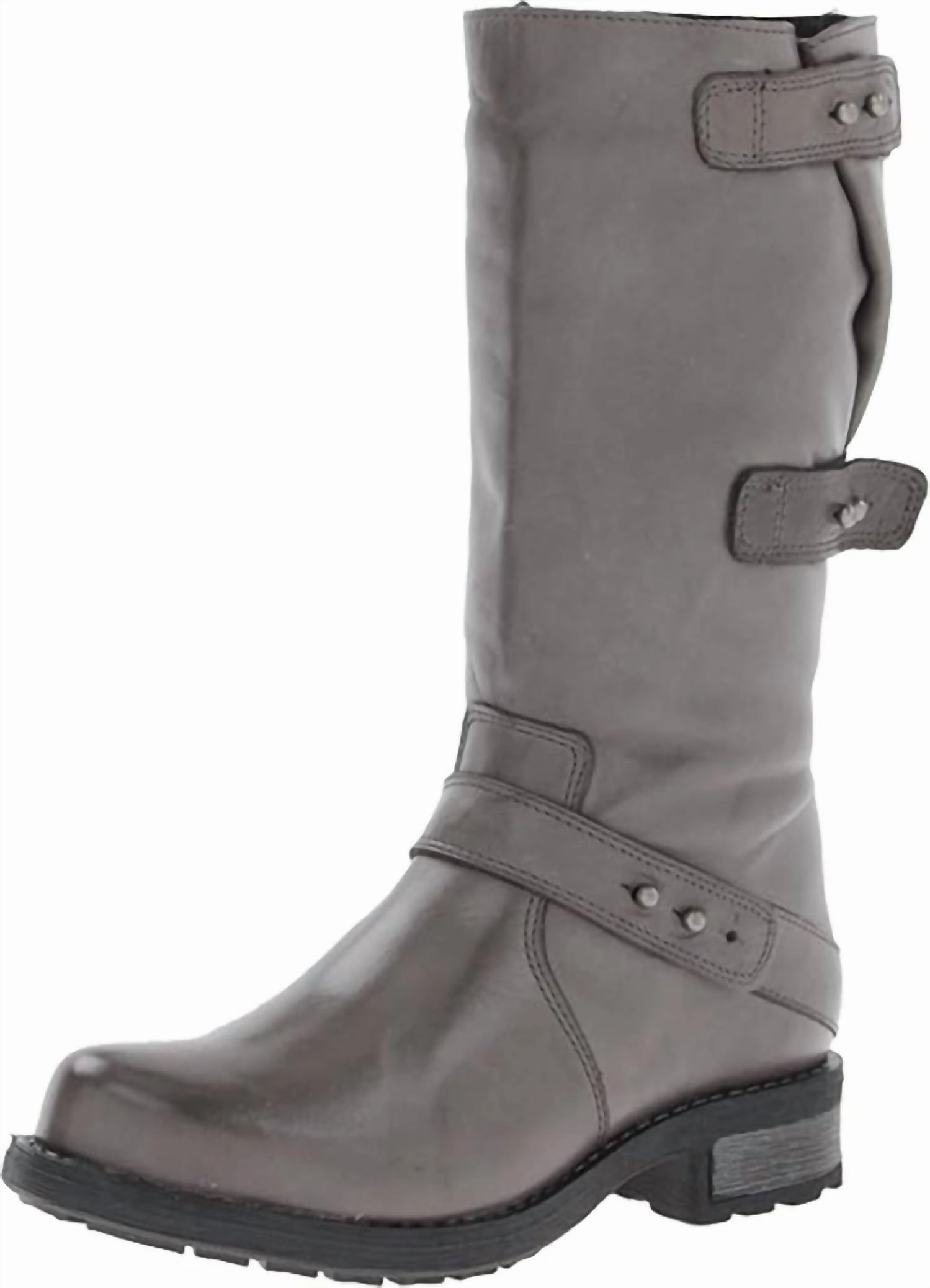 Women's Carlotta Motorcycle Boot In Grey Sale on Womens Trendy Boots
