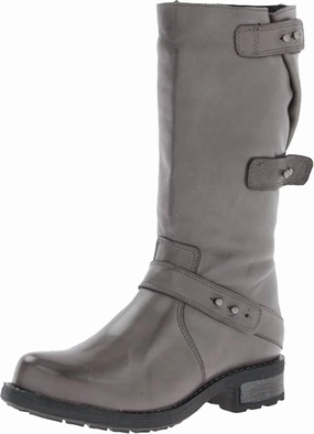 Women's Carlotta Motorcycle Boot In Grey Sale on Womens Trendy Boots