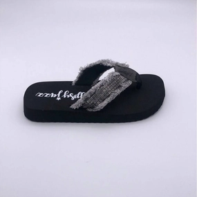 Women's Cha-Ching Flip Flops In Grey Womens Slippers at low price