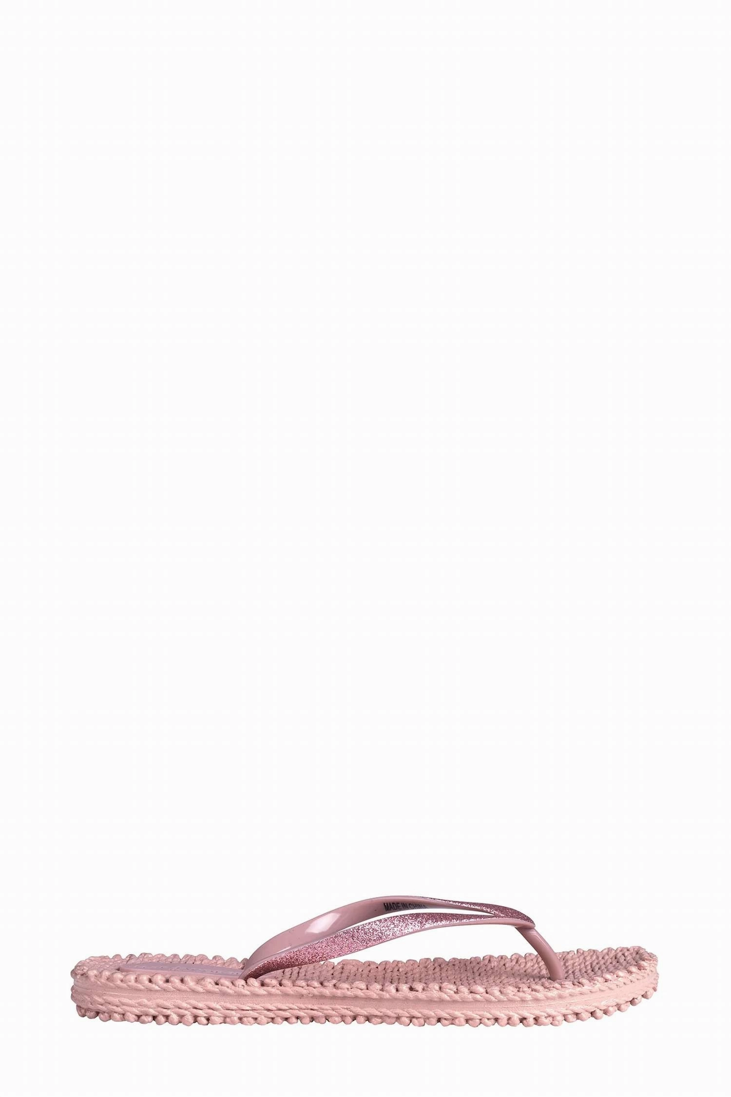 Women's Cheerful Glitter Flip Flops In Mauve