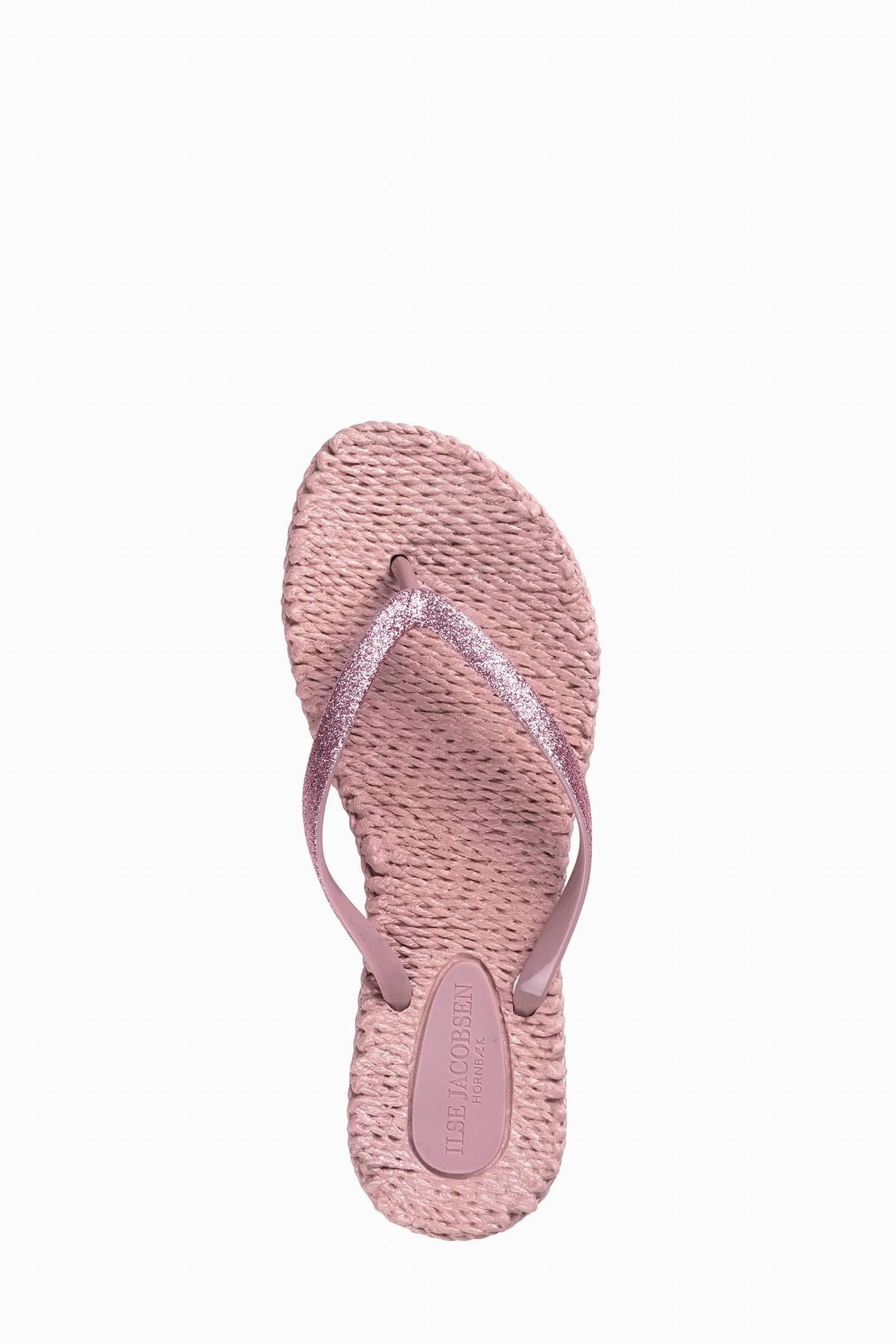 Women's Cheerful Glitter Flip Flops In Mauve Womens Slippers at low price