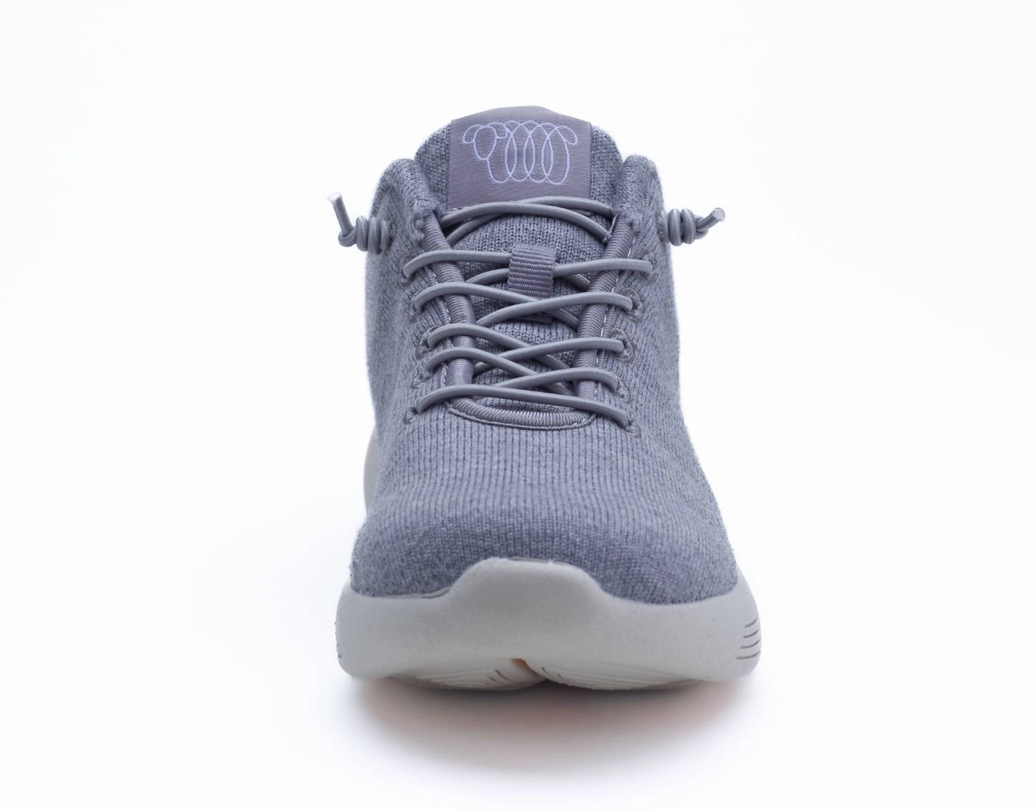 Women's Cheviot Sneaker In Grey Merino Wool