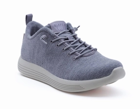 Women's Cheviot Sneaker In Grey Merino Wool Womens Sneakers at discount price