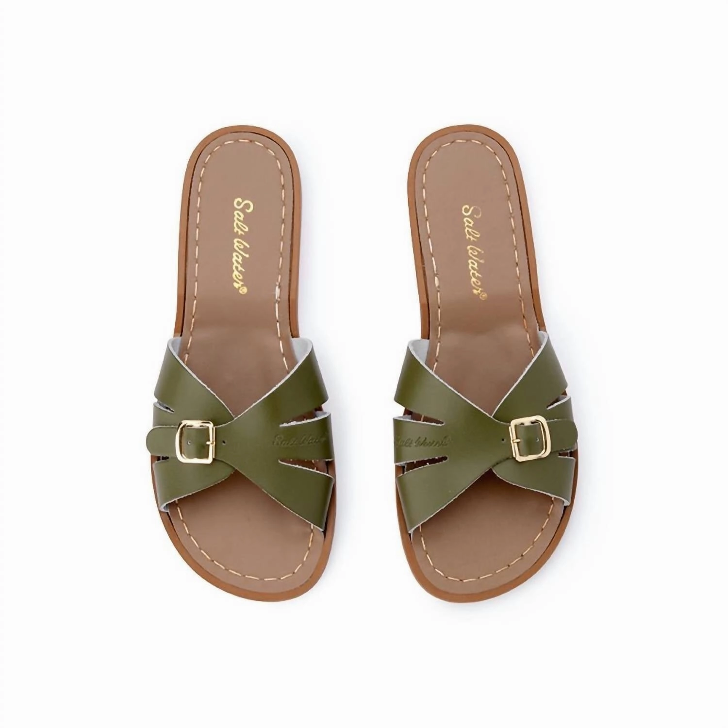 Women's Classic Slides Sandal In Olive