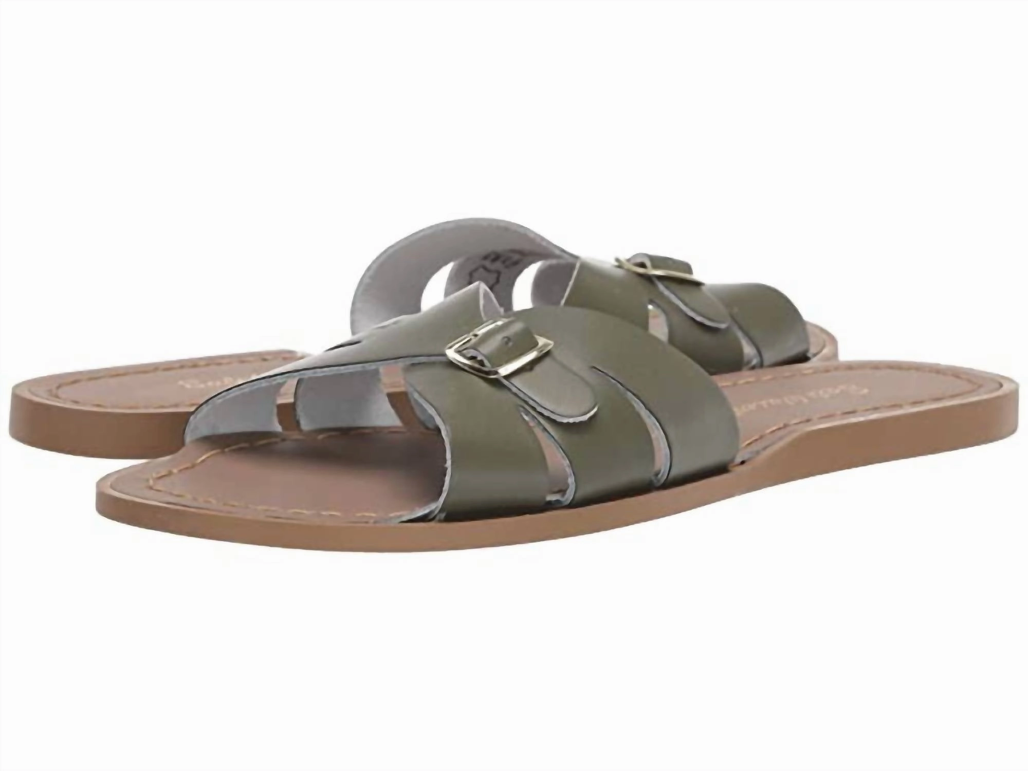 Women's Classic Slides Sandal In Olive