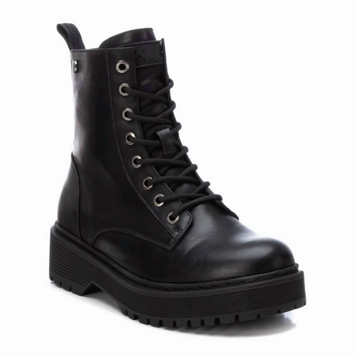 Women's Combat Booties By In Black