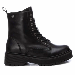 Women's Combat Booties By In Black Womens Winter Boots promo deal