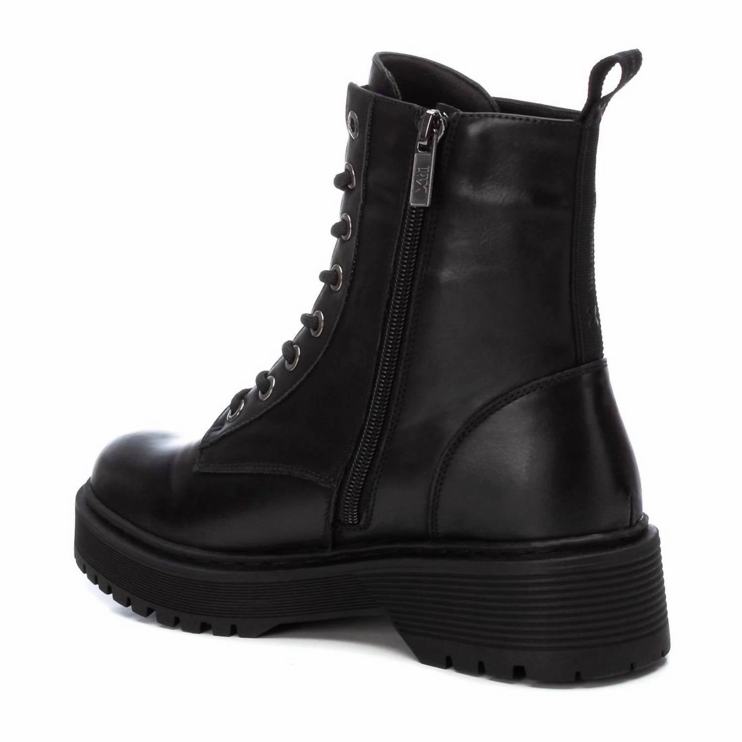Women's Combat Booties By In Black