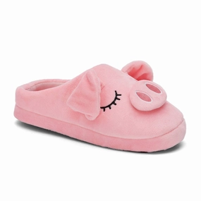 Women's Comfy Piggy Slippers In Pink Womens Slippers at low price