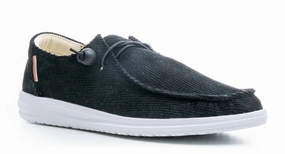 Women's Corduroy Kayak Shoes In Black Trendy Sandals for Women