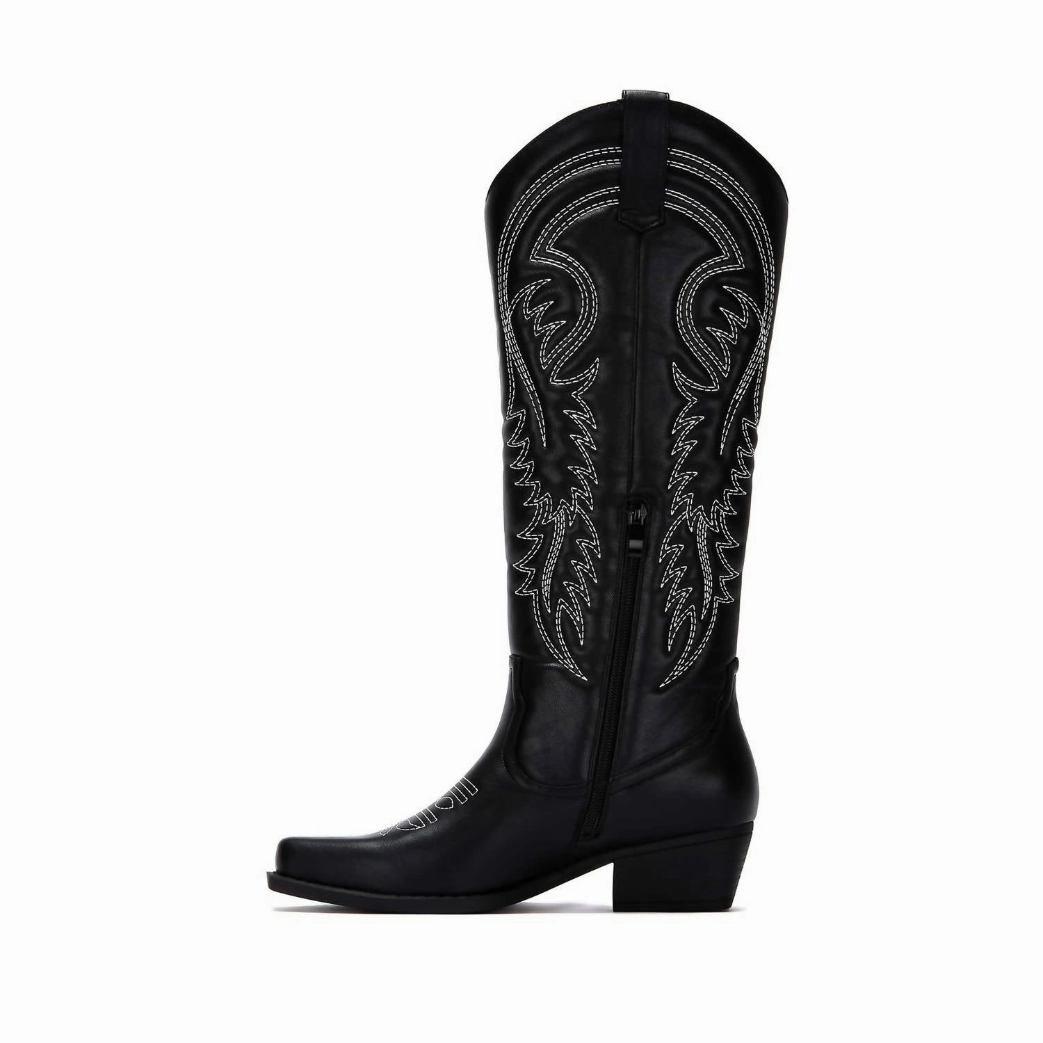 Women's Cowgirl Western Boots In Black