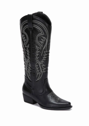 Women's Cowgirl Western Boots In Black Top-rated Womens Boots outlet