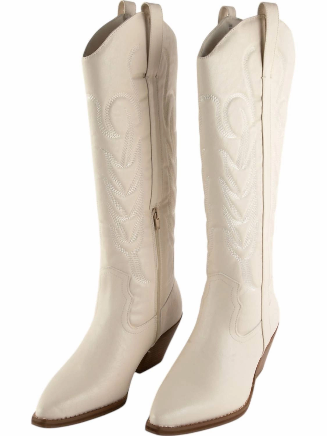 Women's Dixie Western Boots In White