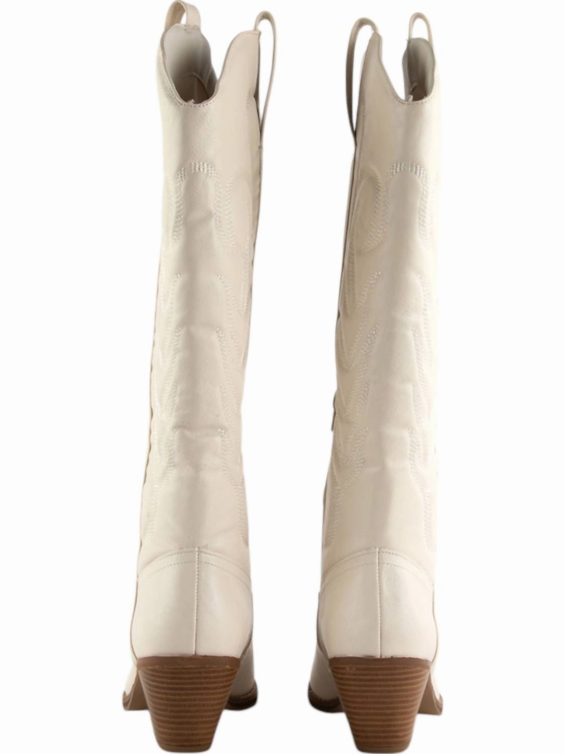 Women's Dixie Western Boots In White