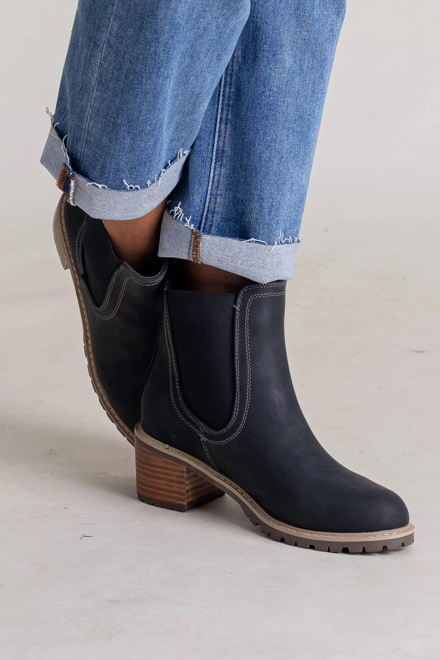 Women's Doohickey Heeled Boots In Black