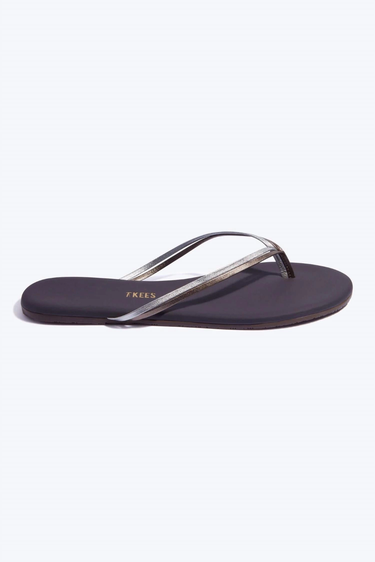 Women's Duos Flip Flop In Silver Showers