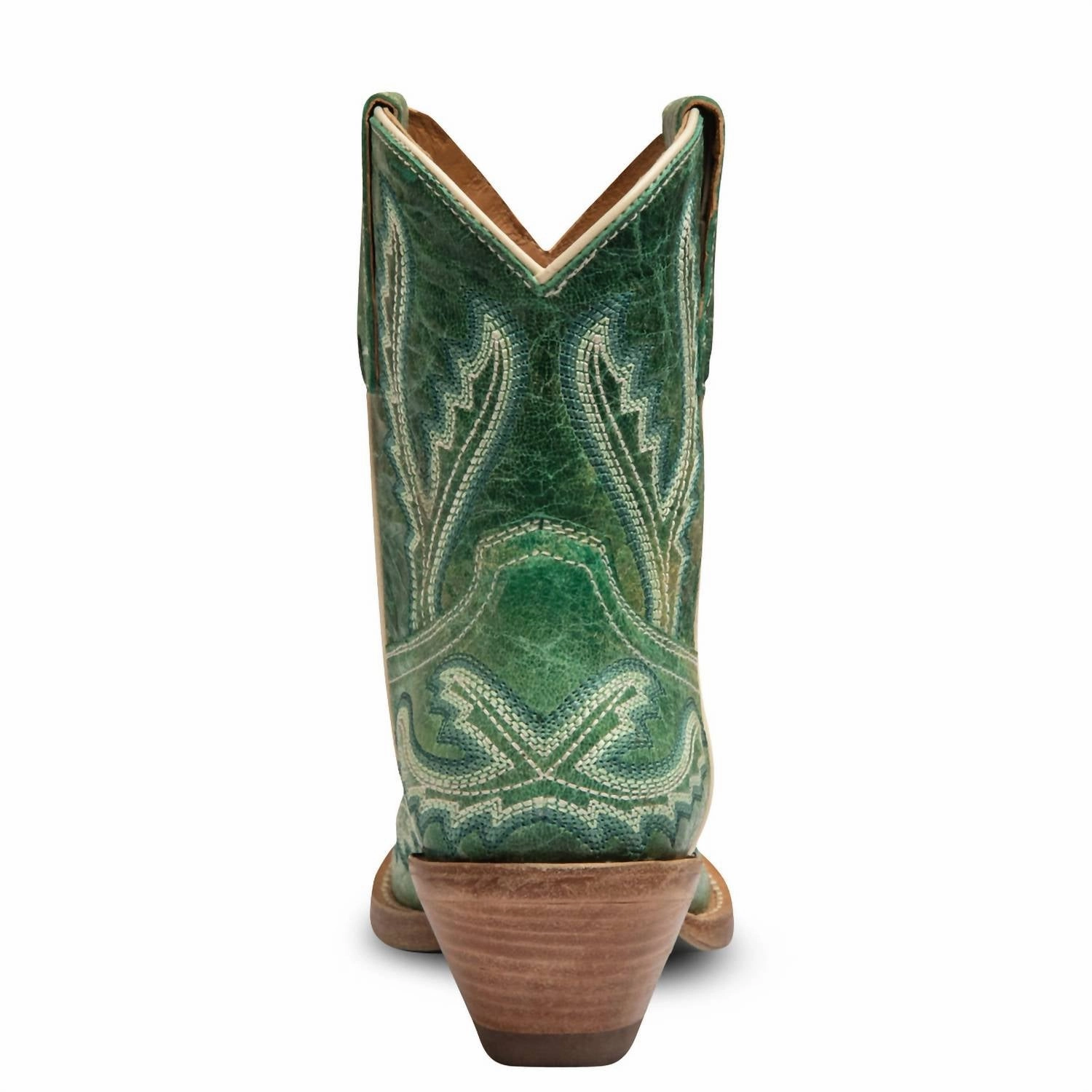Women's Eleanor Leather Cowgirl Boots In Turquoise