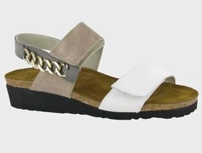 Women's Eliana Slingback Sandal In White Khaki Beige Buy Womens Sandals now