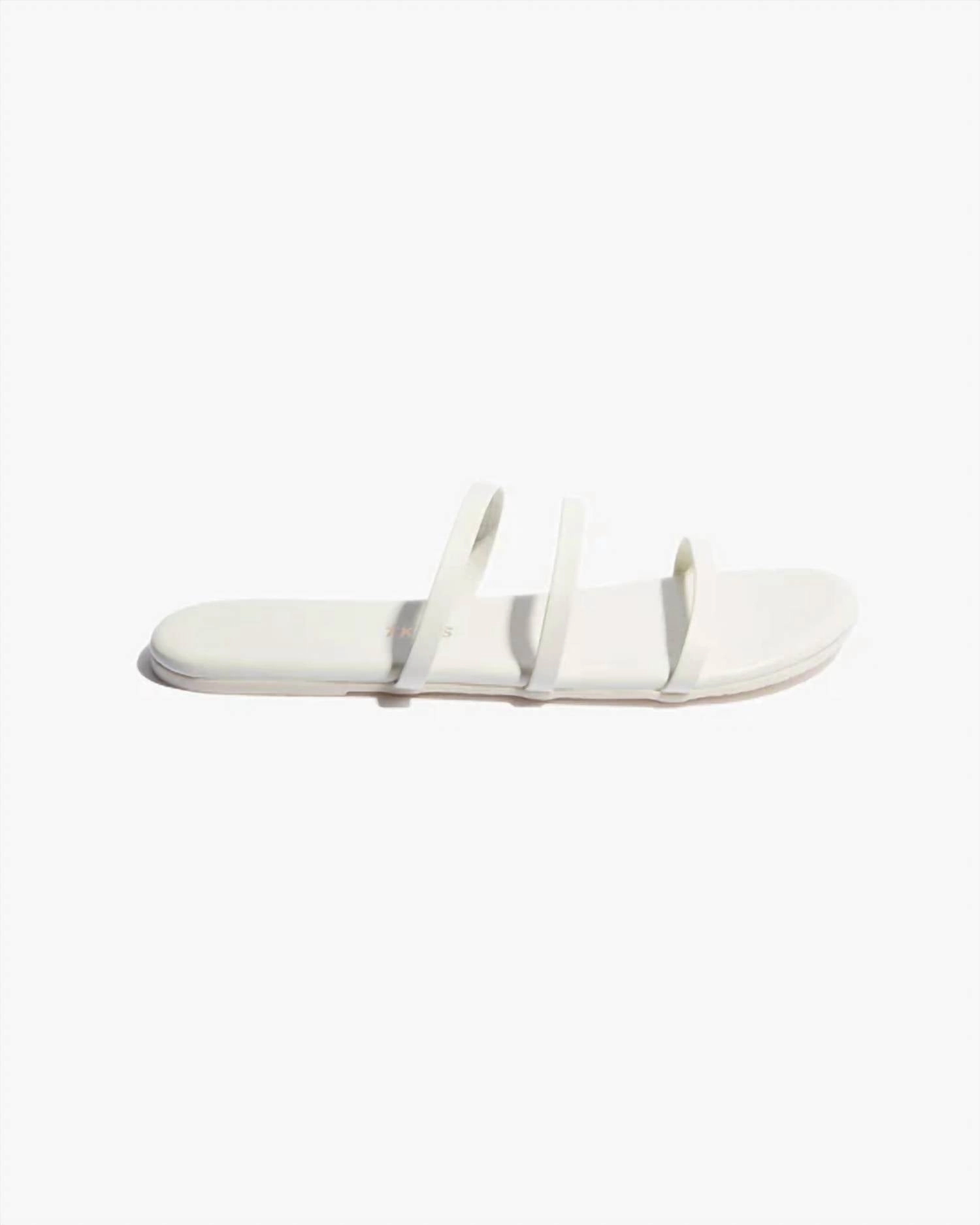 Women's Emma Leather Sandal In White