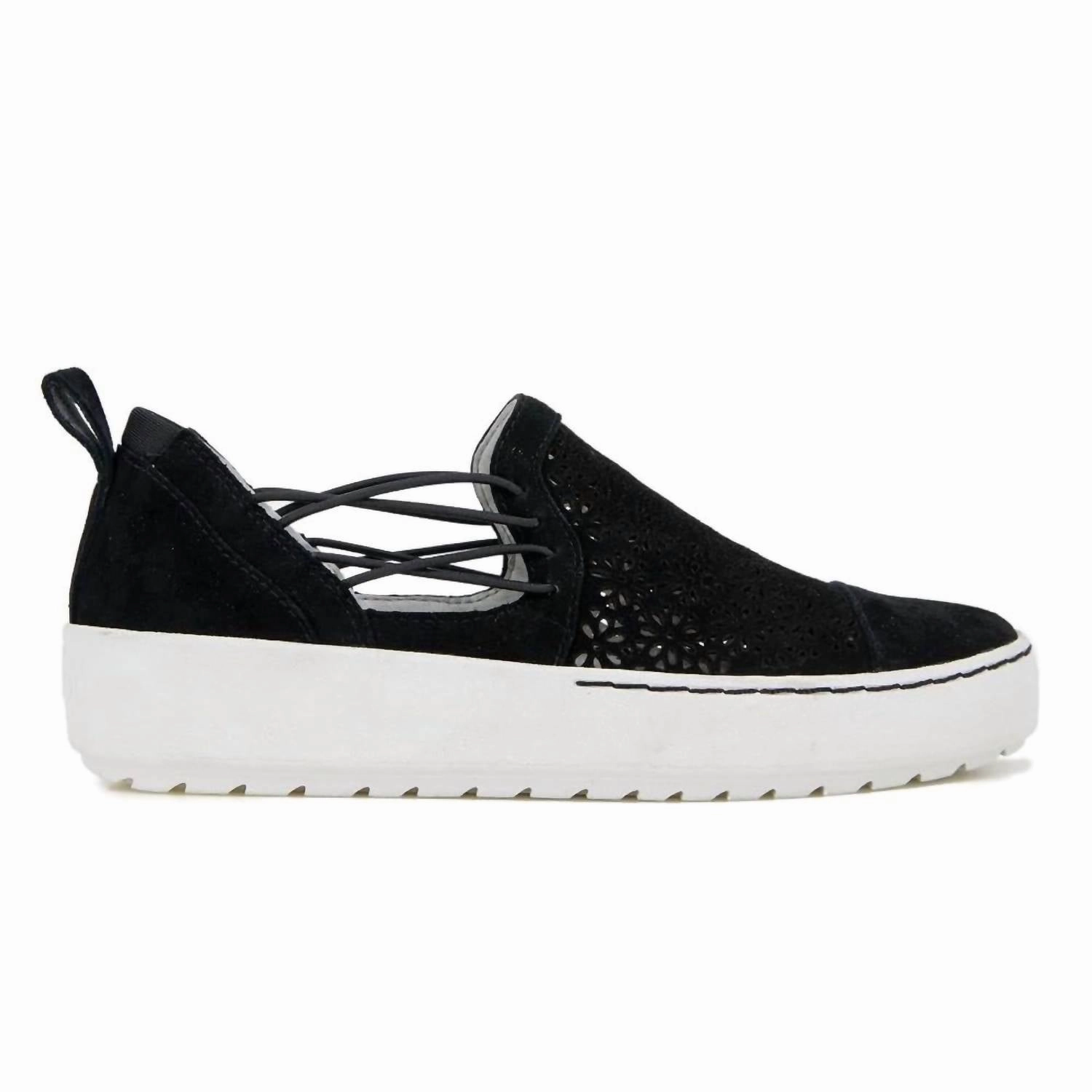 Women's Erin Wide Sneaker In Black/rock