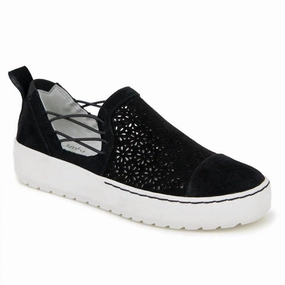 Women's Erin Wide Sneaker In Black/rock Light Womens Sneakers clearance