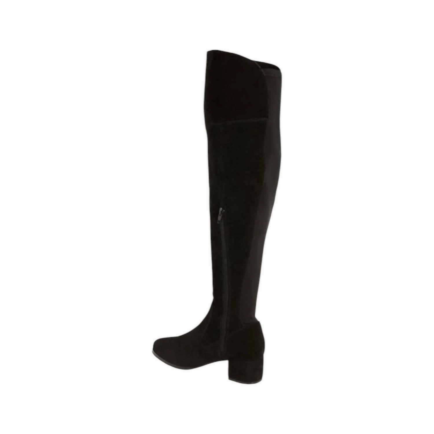 Women's Fame Boot In Split Suede Black