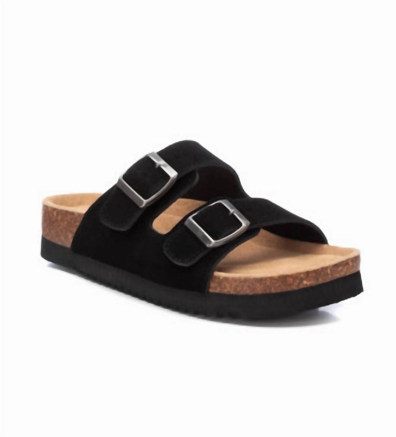 Women's Flat Sandals In Black