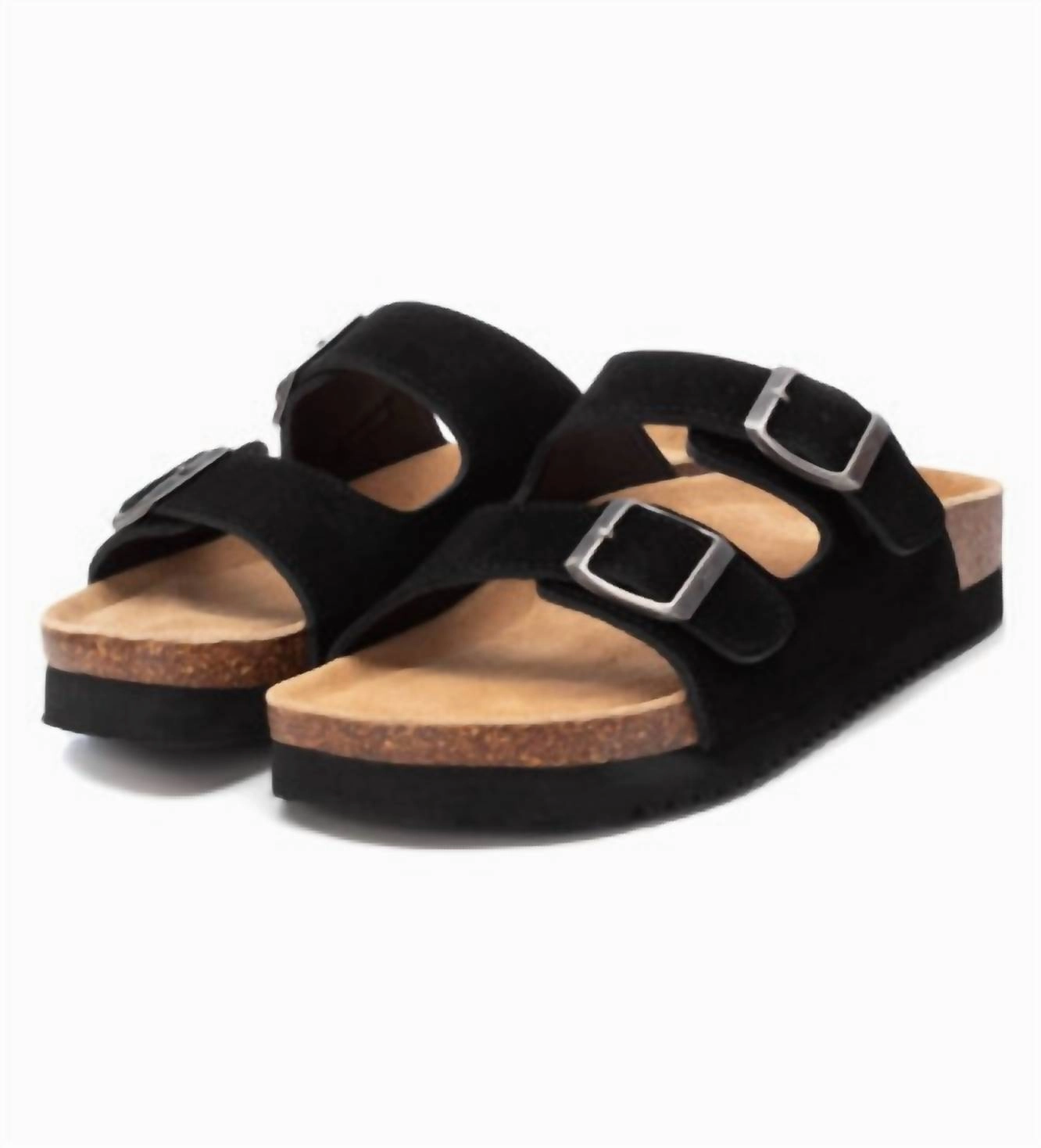 Women's Flat Sandals In Black