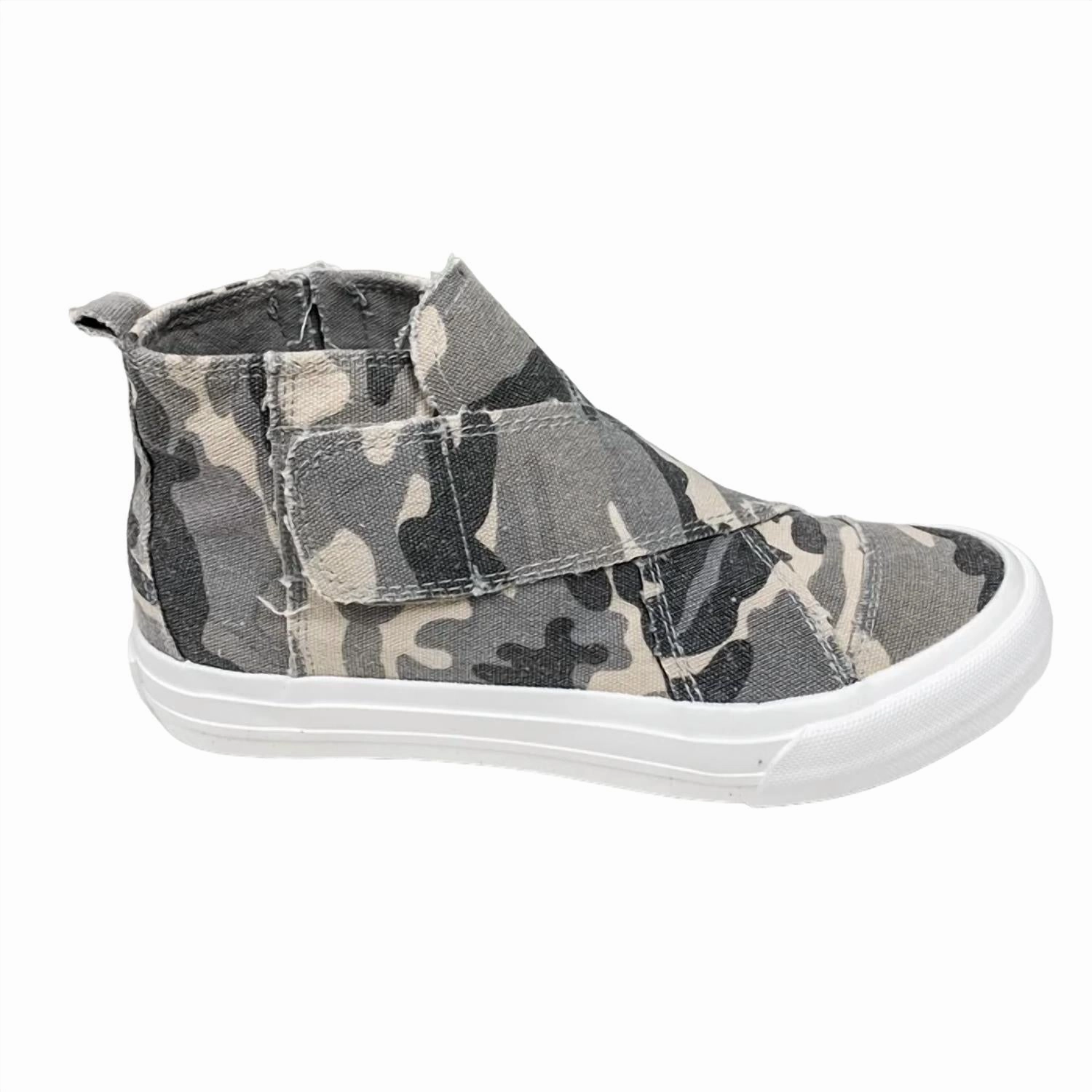 Women's Florence Sneakers In Grey Camo Womens Sneakers at discount price